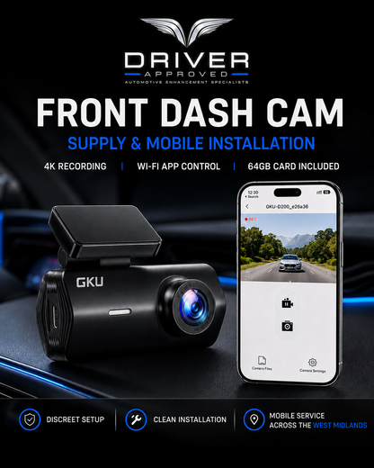 GKU D200 4K Dash Cam Package